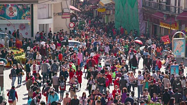 macau crowd
