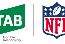 NFL:Tabcorp | News | Gambling | Asia Gaming News | AGB - Asia Gaming Brief NFL, Tabcorp logos