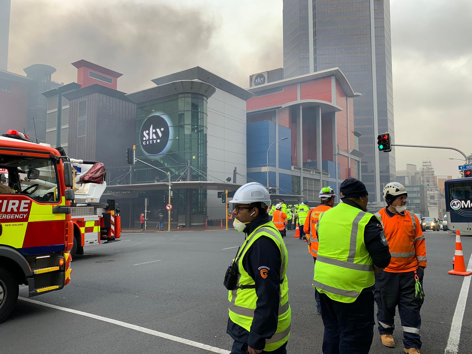 SkyCity Aukland fire