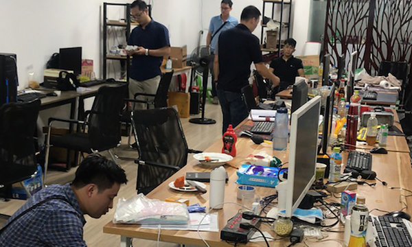 Hanoi bust VN Express