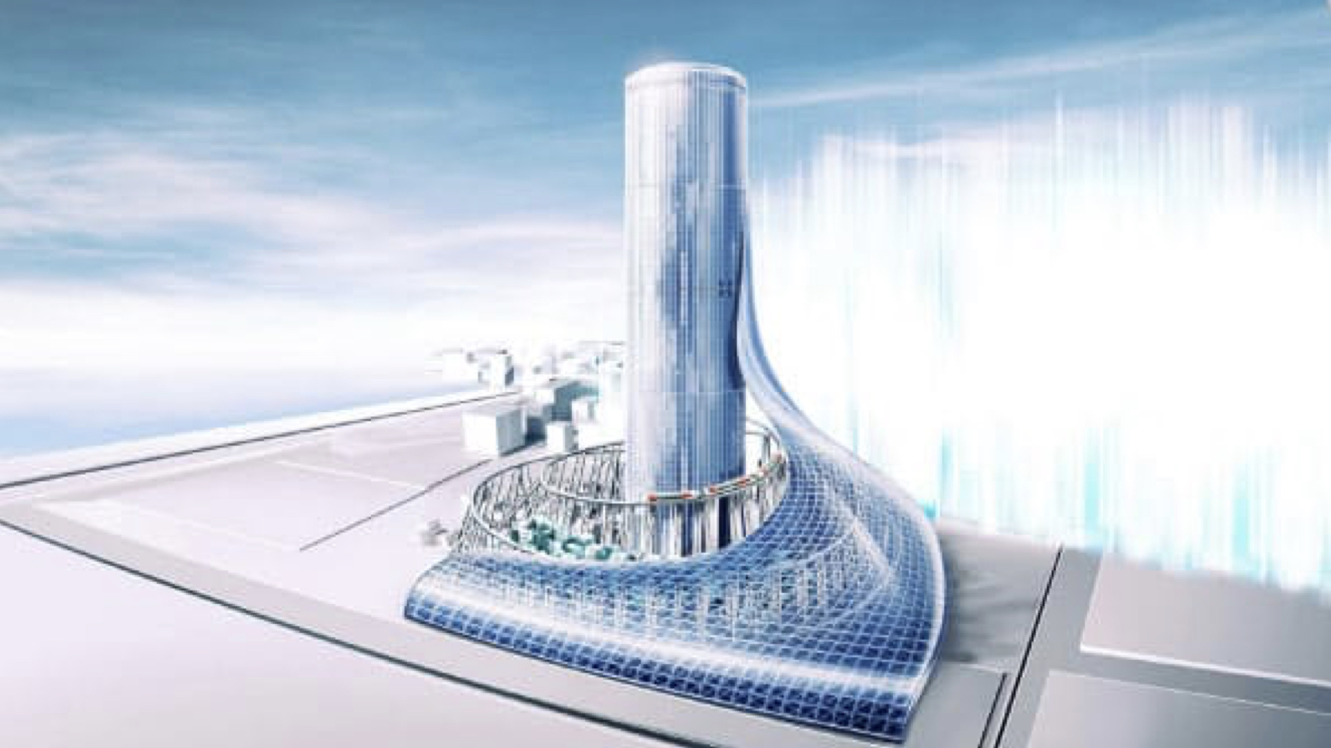 Yumeshima Station Tower Concept