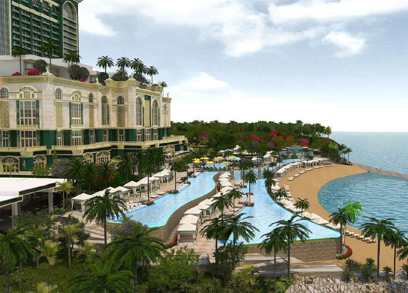 emerald-bay, cebu, philippines, pool render