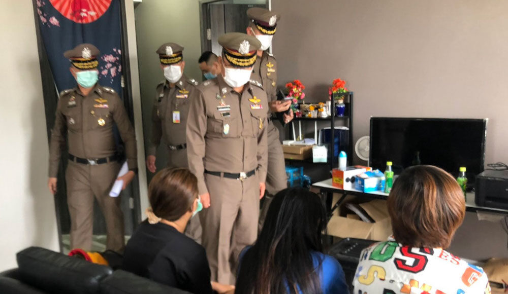 Thailand police Bangkok raid