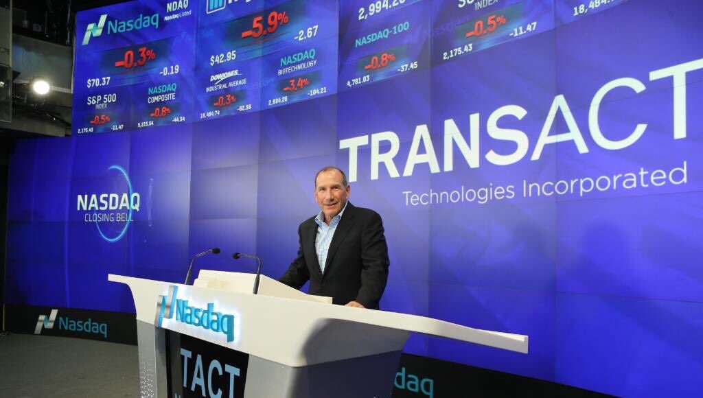 Transact Technologies, Bart Shuldman - Chairman