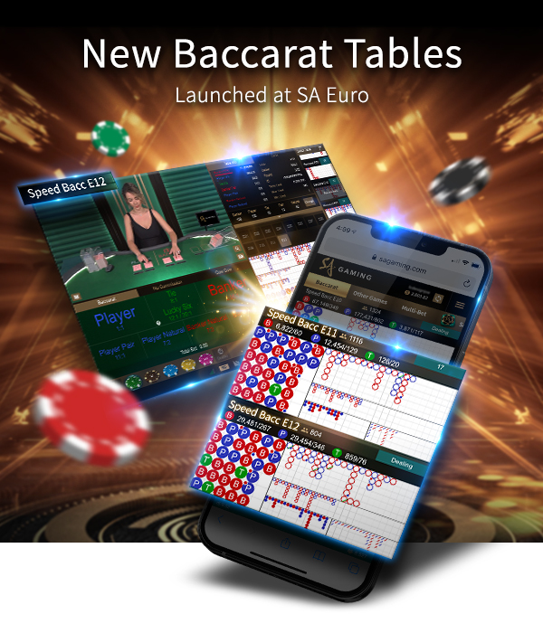 SA Euro launches baccarat tables