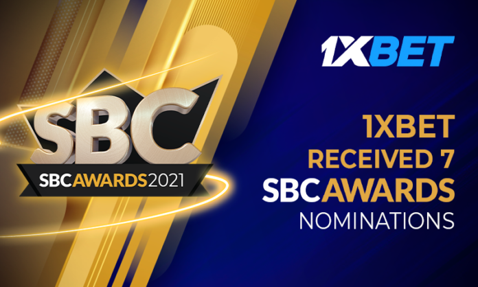 1xBet nominated in 7 categories at SBC Awards 2021