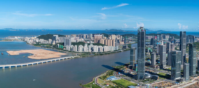 Hengqin Island's Financial District