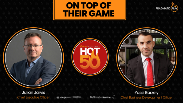 Pragmatic Play executives features in the Gaming Intelligence Hot 50 list