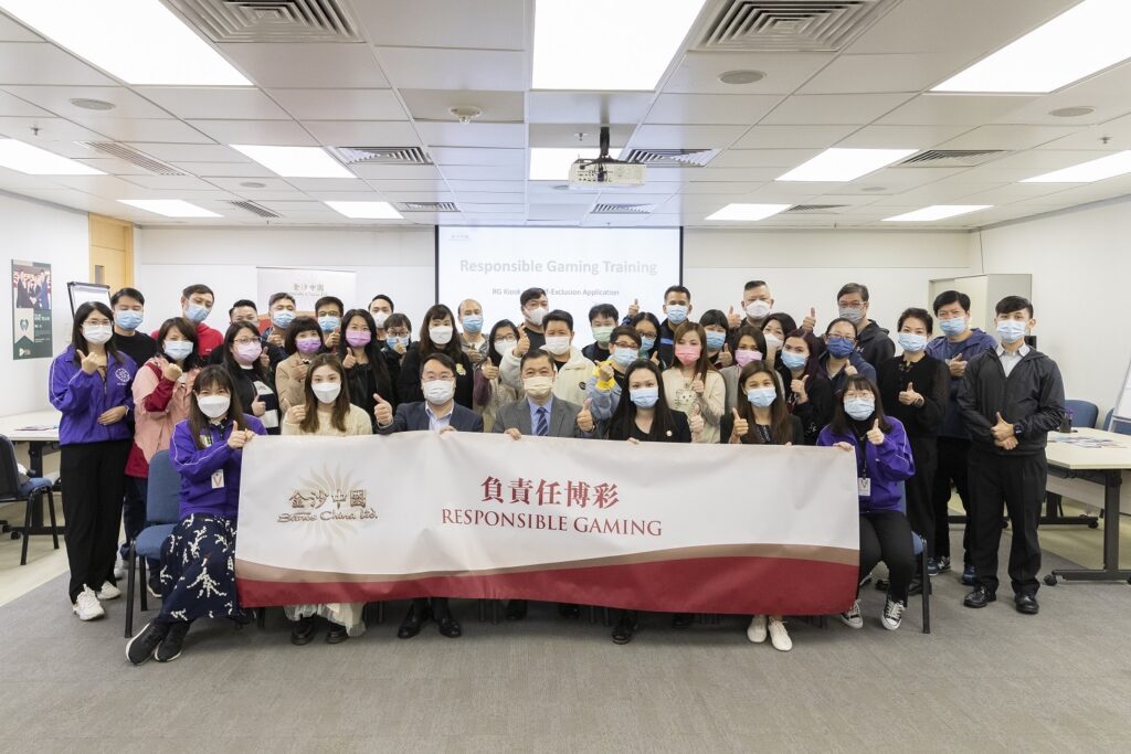 Sands China, responsible gaming training