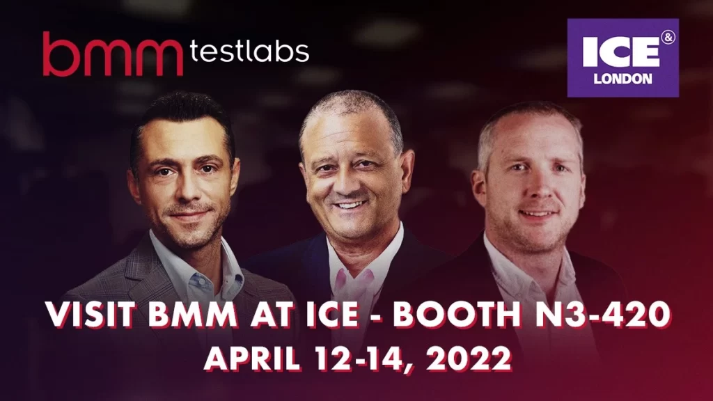 BMM testlabs, ICE London 2022