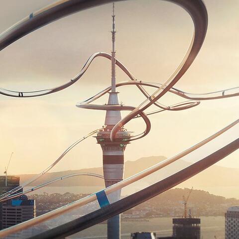 SkySlide, a virtual reality attraction in SkyCity Auckland