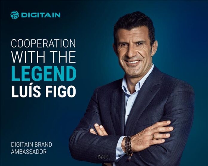 Luis Figo, Digitain Ambassador