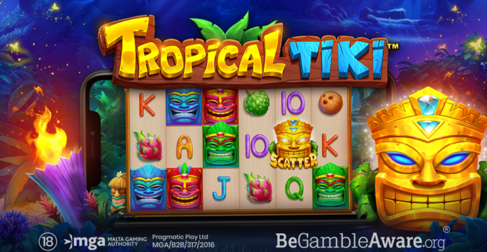 Pragmatic Play introduces Tropical Tiki with unique reverse tumbling wheels feature