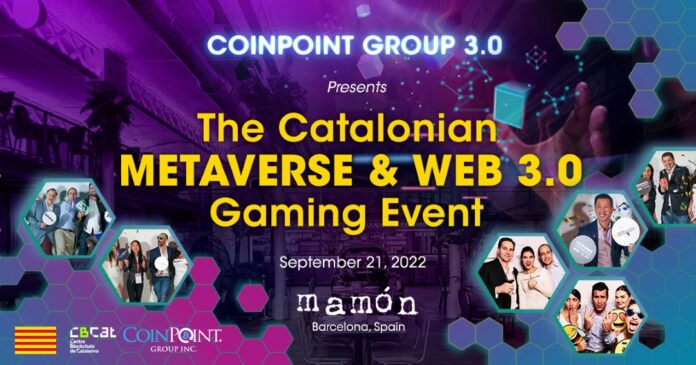 CoinPoint, WEB 3.0, Metaverse, SBC Barcelona