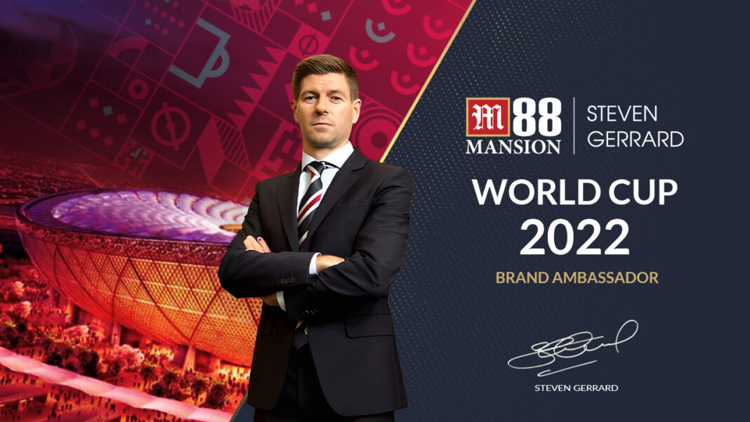 M88 Mansion,Steven_Garrard, Qatar World Cup Ambassador