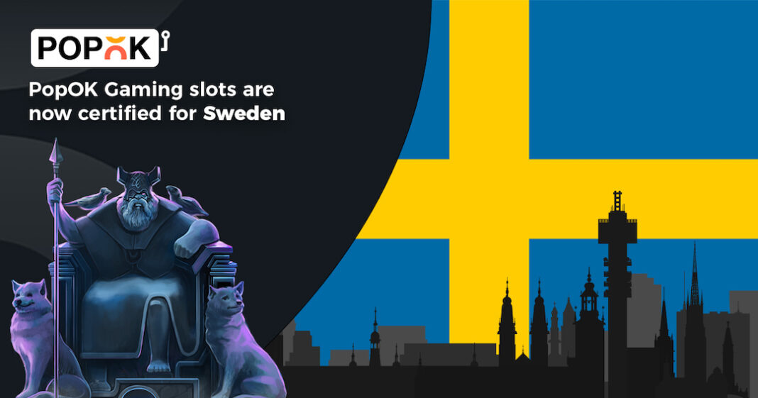 Popok Gaming, slots certificate for Sweden