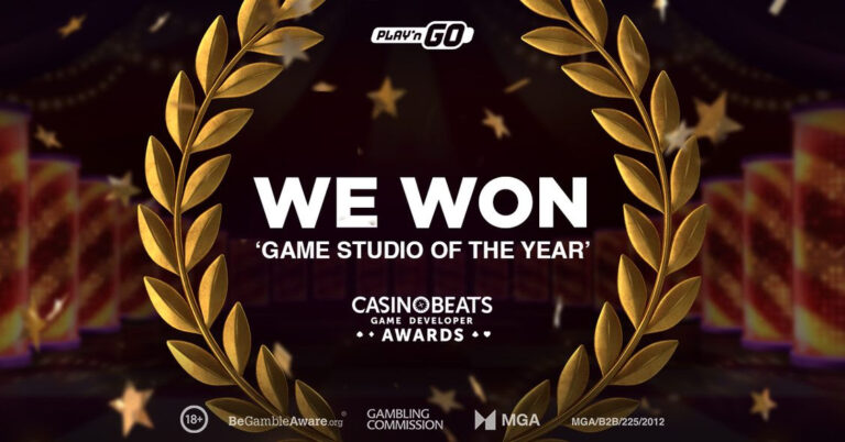 Play’n GO Crowned Game Studio of the Year