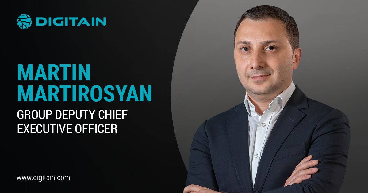Digitain, new CEO, Martin Martirosyan