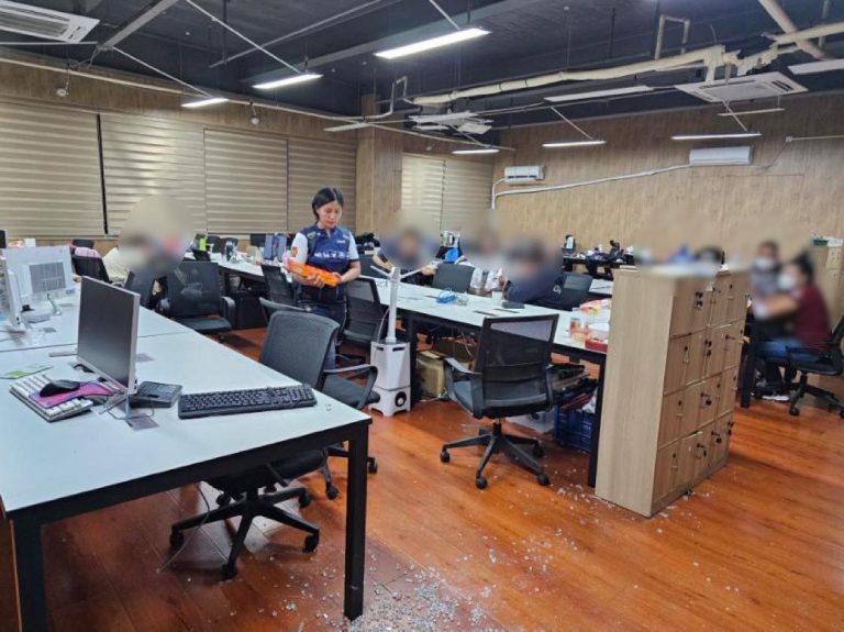 trafficking victims rescued from illegal POGO