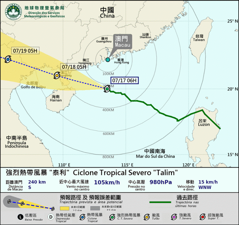 Macau Typhoon Talim