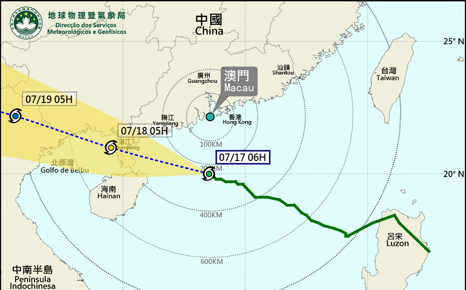 Macau Typhoon Talim