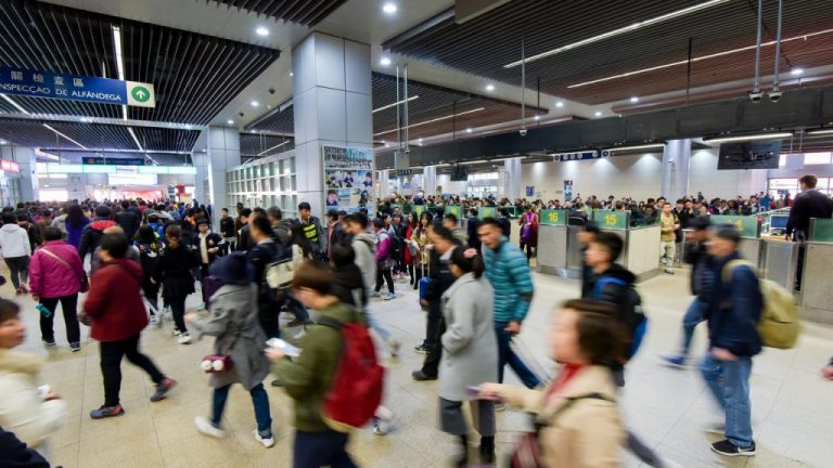 Macau sees over 100M border crossings in first 5 months of the year