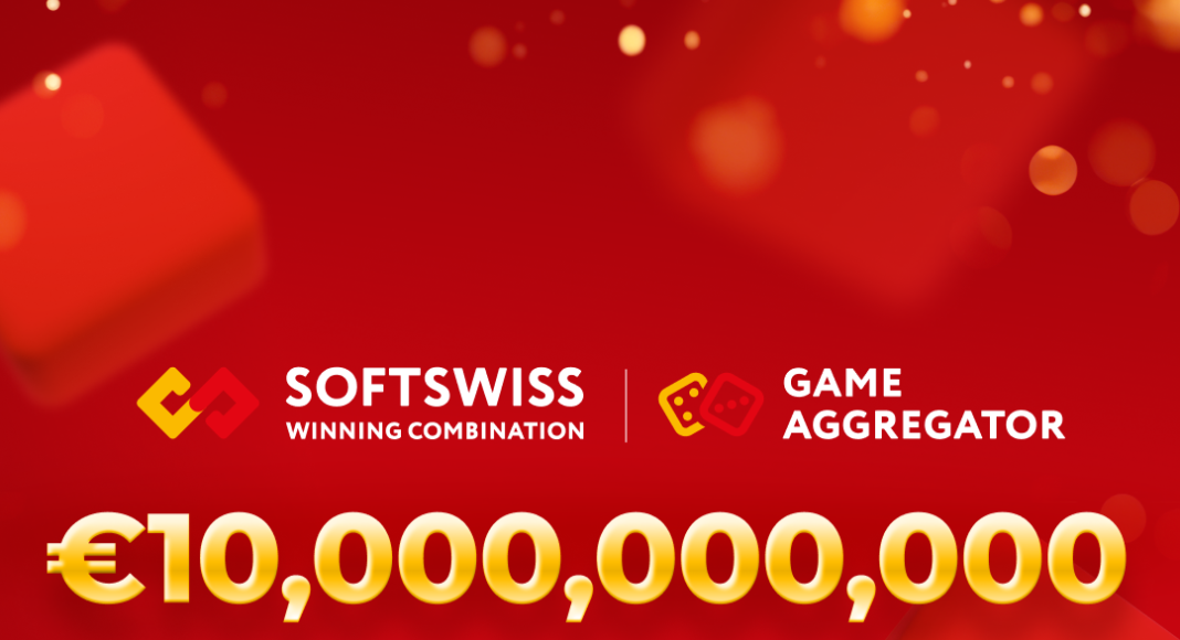 SOFTSWISS, Game Aggregator hits €10 billion in monthly total bets