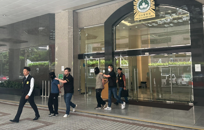 Macau police arrest, criminal group, gambling ring