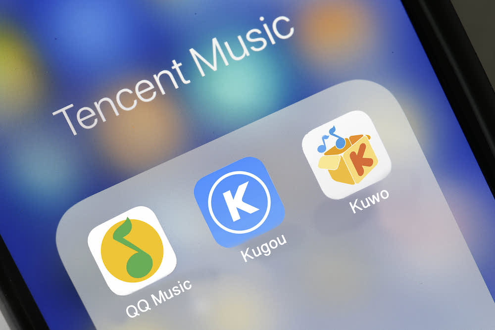 Tencent, Online content, Music, China