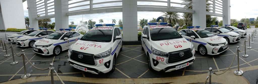 Bloomberry Resorts, charity arm donates 8 patrol cars to PNP