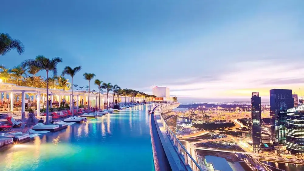 Marina Bay Sands, Infinity pool, Singapore