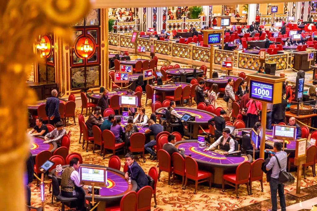Macau, Mass Table Gaming, Venetian Casino Floor