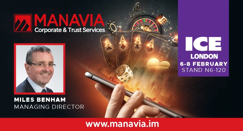 Manavia Miles Benham Isle of Man Gambling Licence ICE London