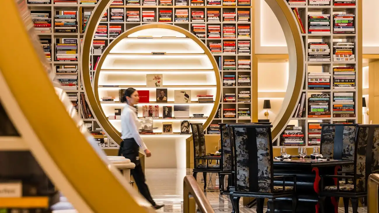 Restaurant-The-Book-Lounge, Karl Lagerfeld Hotel, Grand Lisboa Palace, Macau