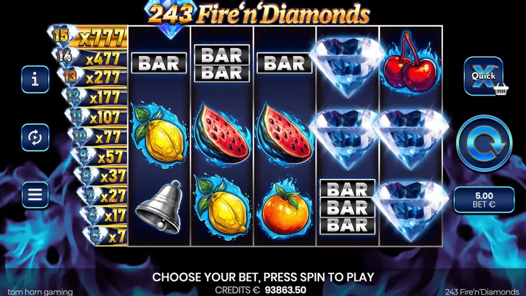 Tom Horn Gaming, 243 Fire Diamonds