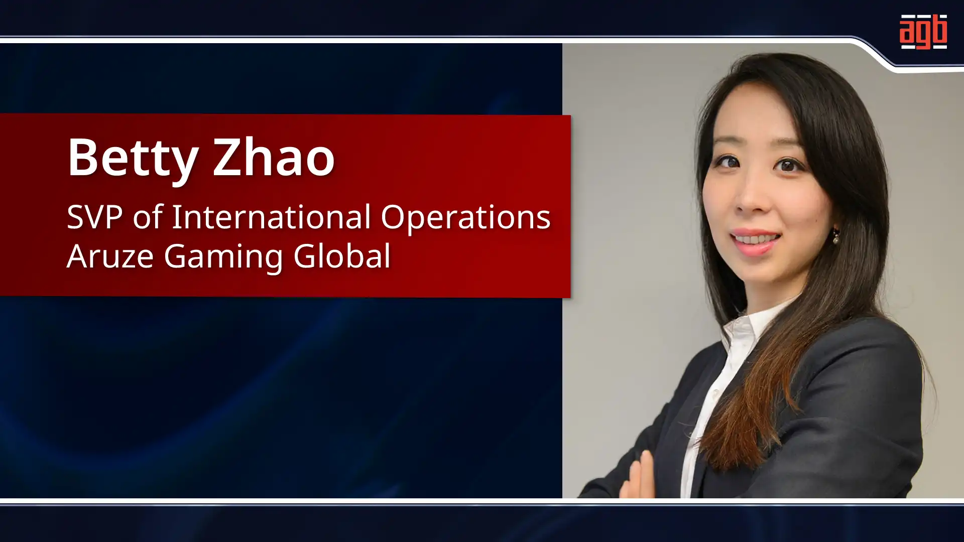 Betty Zhao, Aruze Gaming Global