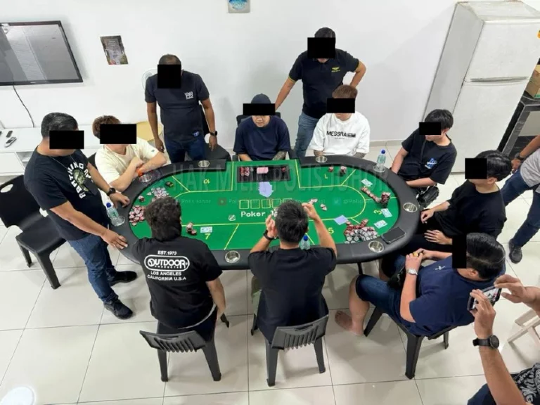 Malaysia Op Limau Anti Gambling Raids Johor Sabah