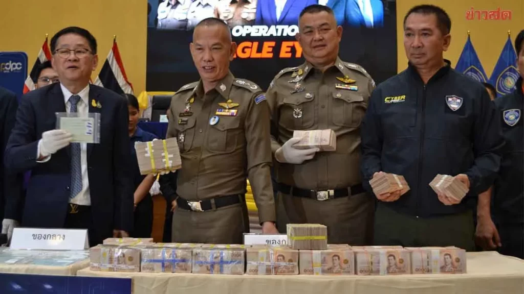 Thai Police Gambling Crackdown