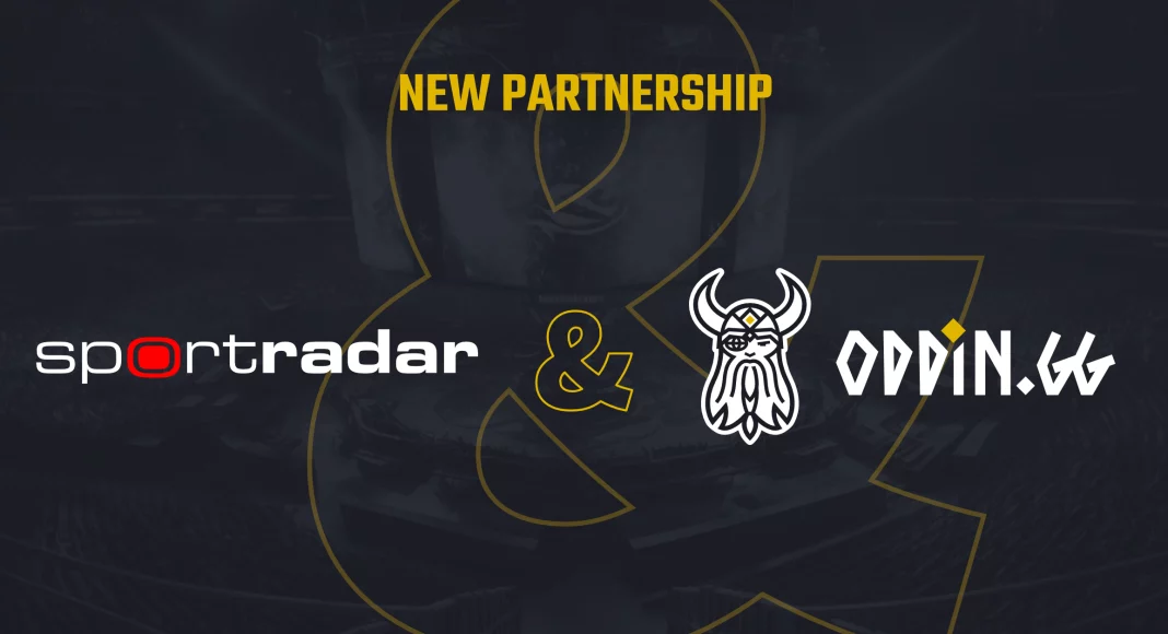 Oddin Sportradar Partnership Announcement banner