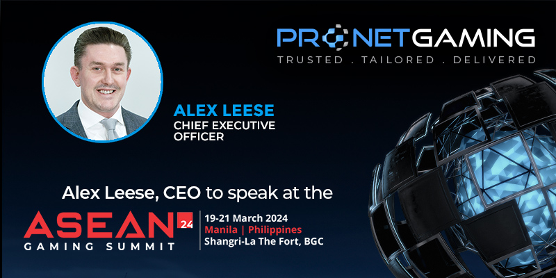 Pronet Gaming’s Alex Leese to speak at the ASEAN Gaming Summit