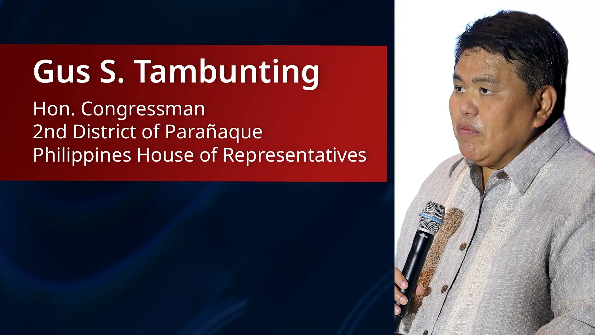 Congressman Gus Tambunting: House is split 50/50 on gaming
