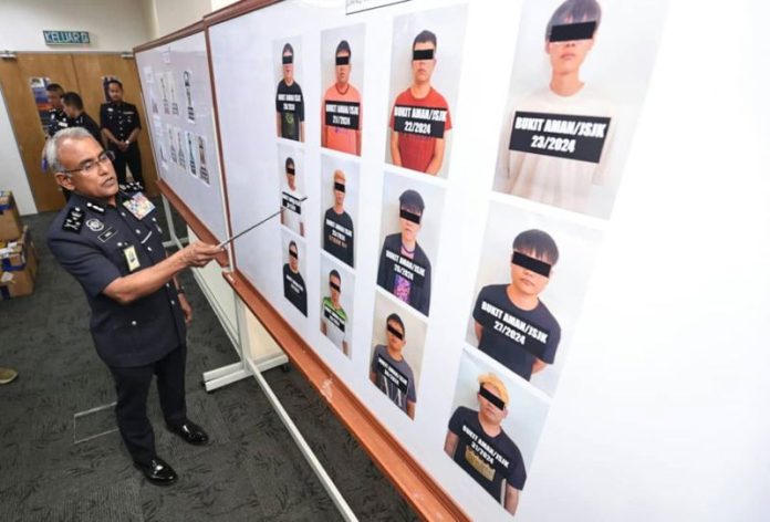 Police in Kuala Lumpur have arrested 12 individuals following a raid on a call center involved in a love scam and online gambling operations in the city.