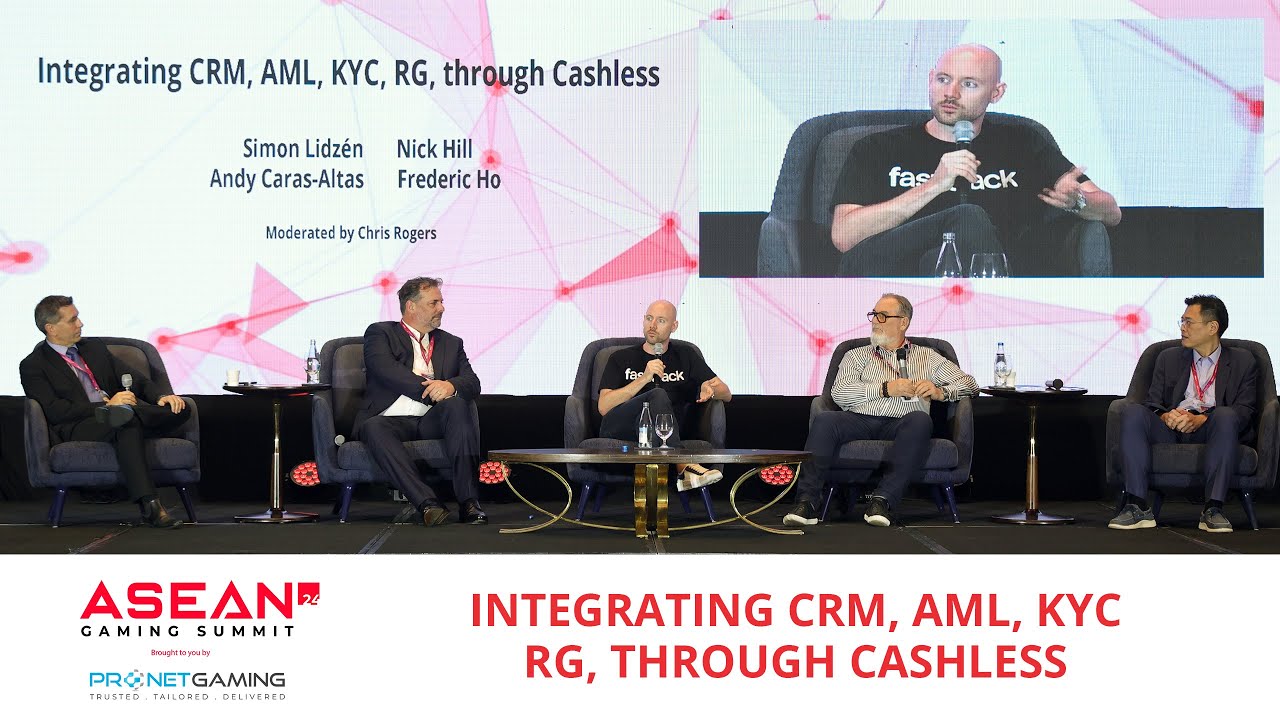 Integrating CRM, AML, KYC, RG, through Cashless