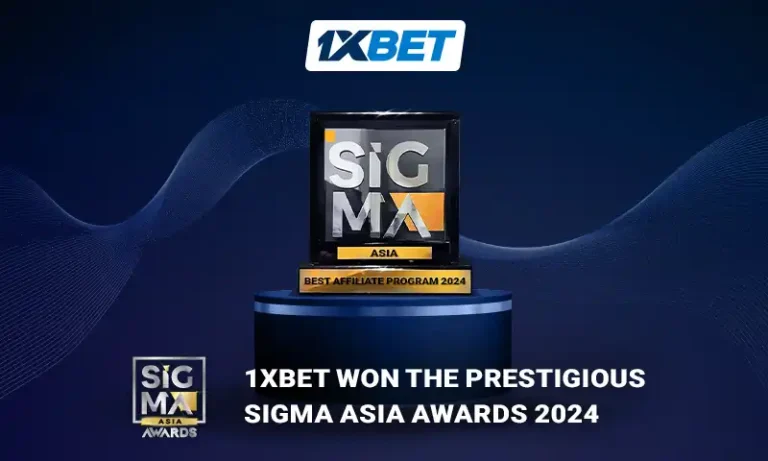 1xBet won the prestigious SiGMA Asia Awards 2024