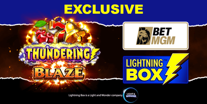 Lightning Box enters a scorching world of symbols in Thundering Blaze