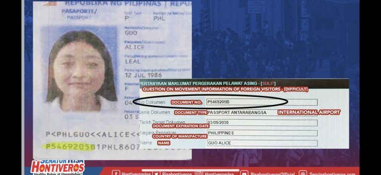 “POGO Mayor” Alice Guo has fled the Philippines, according to Senator