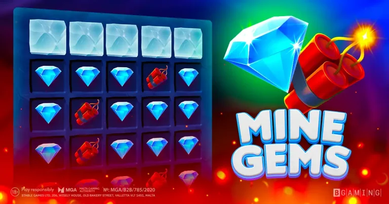 BGaming reimagines timeless minesweeper game in Mine Gems