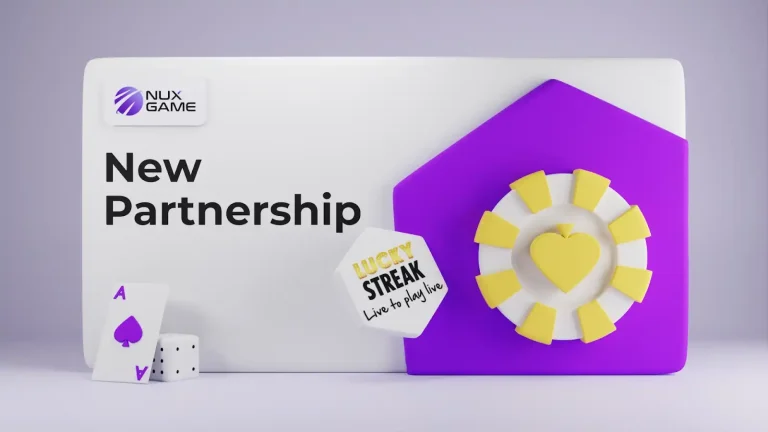 NuxGame integrates live casino experiences with LuckyStreak partnership