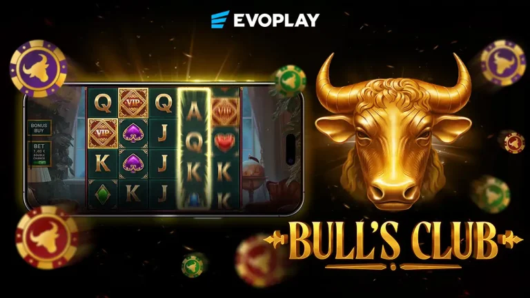 Stacked wilds join the poker table in Evoplay’s latest release Bull’s Club