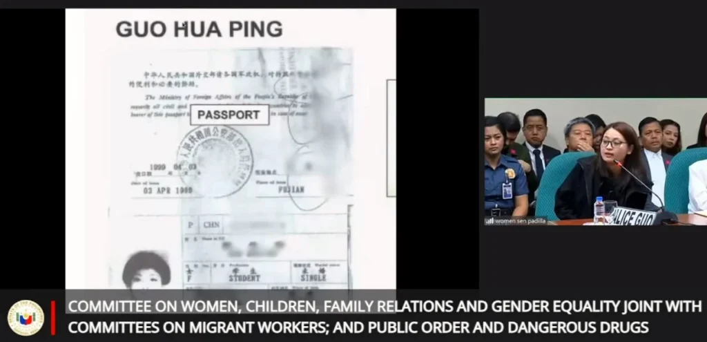 “POGO Mayor” Alice Guo cited in contempt during Philippine Senate hearing POGO Mayor Alice Guo